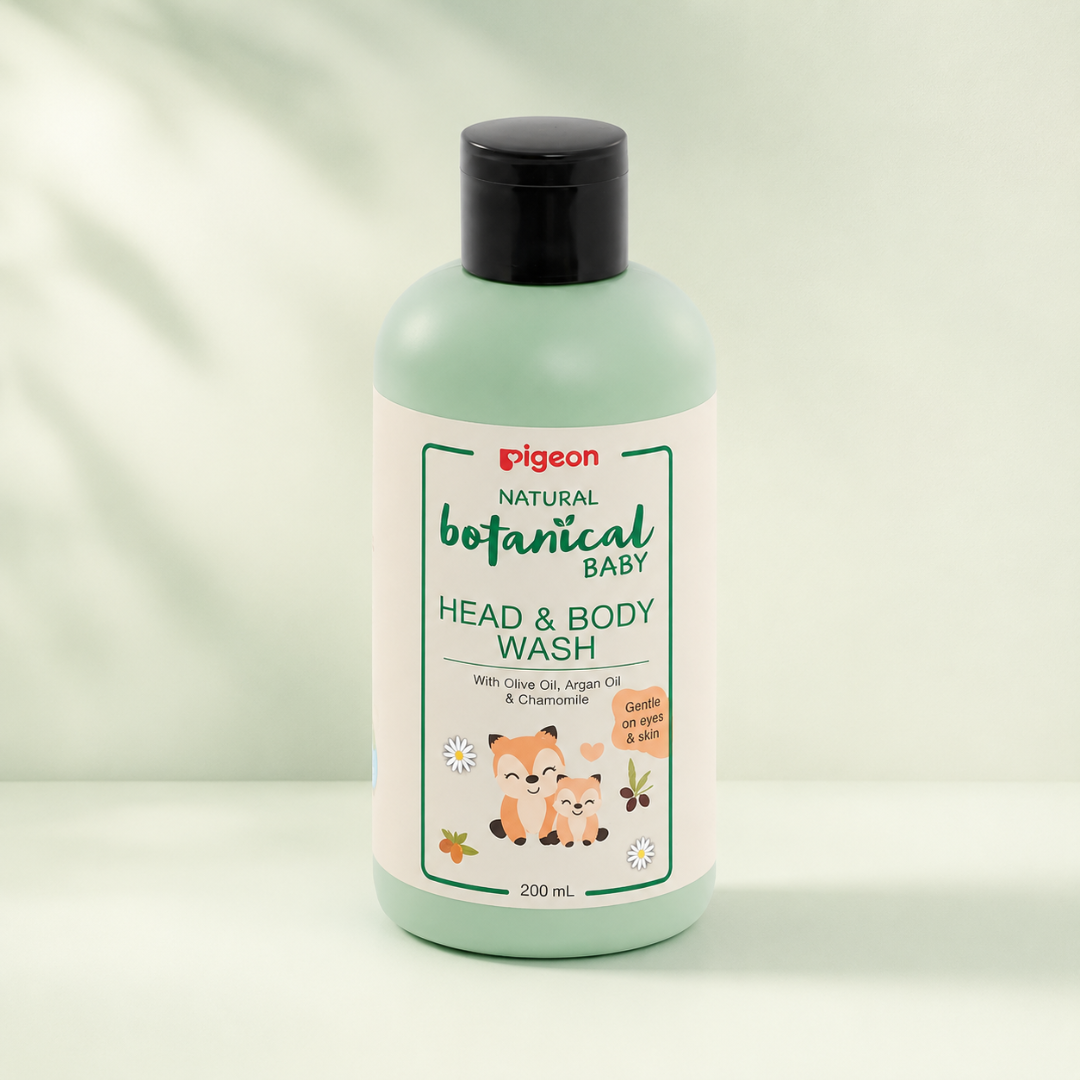 Pigeon Natural Botanical Baby Head & Body Wash Gentle & Nourishing 200 ML Secondary image