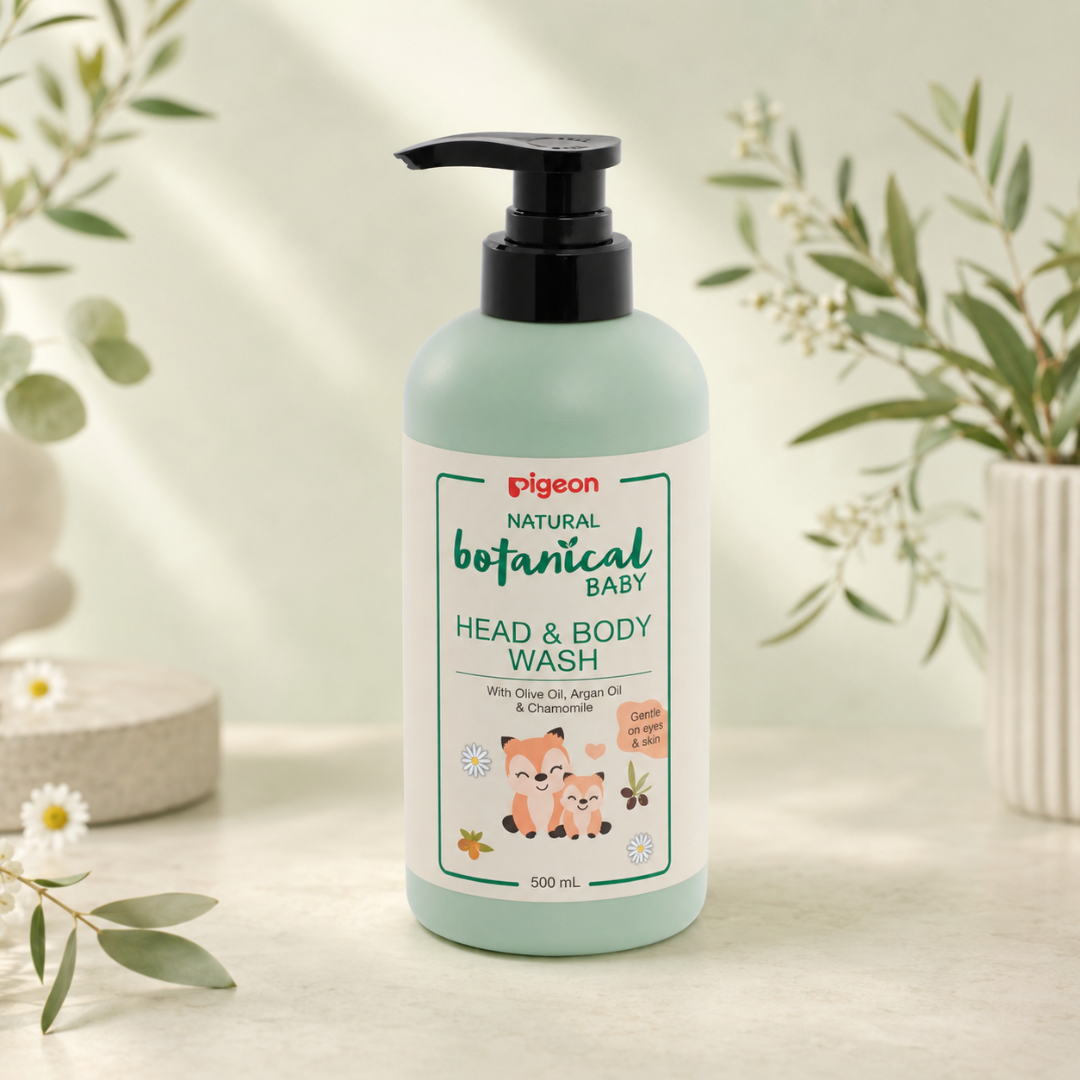 Pigeon Natural Botanical Baby Head & Body Wash Gentle & Nourishing 500 ML Secondary image