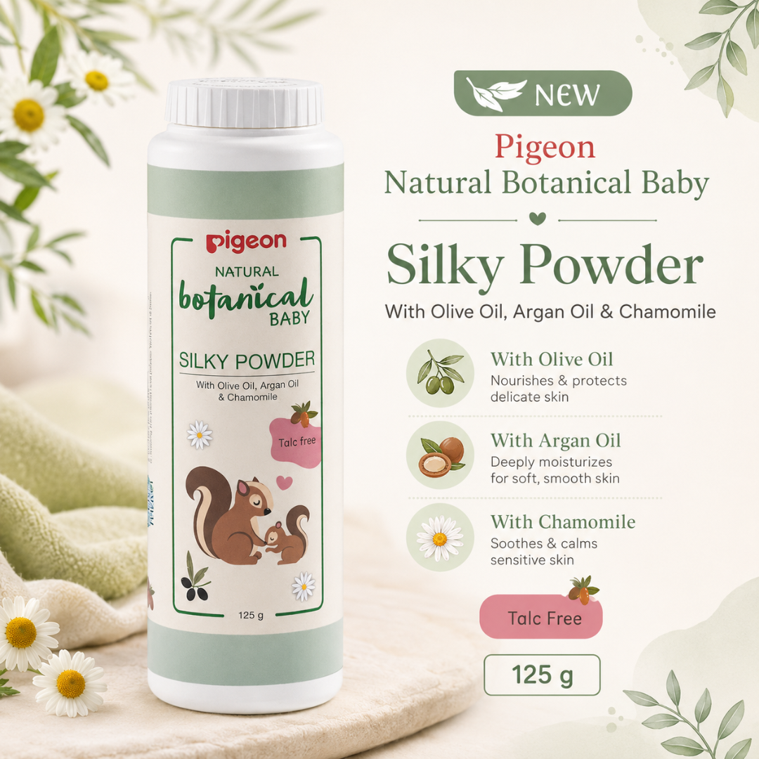 Pigeon Natural Botanical Baby Silky Powder 125 GM Main image