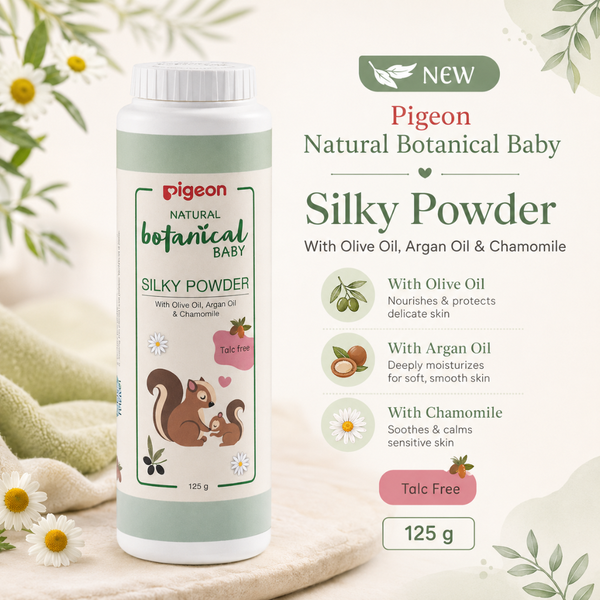 Pigeon Natural Botanical Baby Silky Powder 125 GM