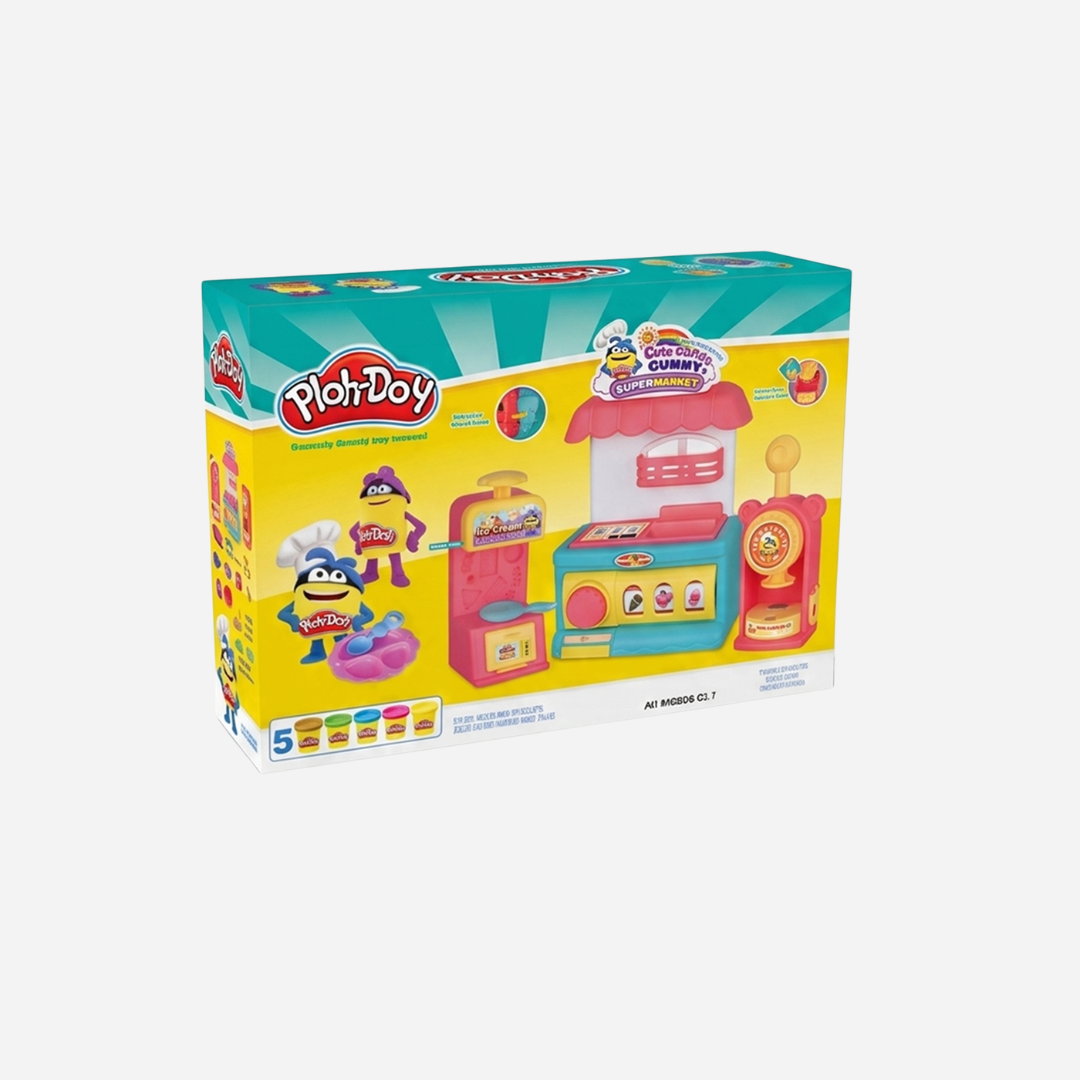 Play-Doy Cute Donut Supermarket Clay Play Set Main image