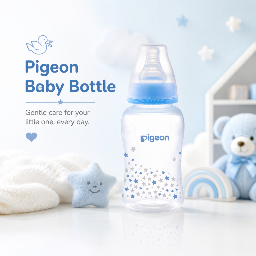 Pigeon PP Nursing Bottle with Peristaltic Nipple – 150ml
