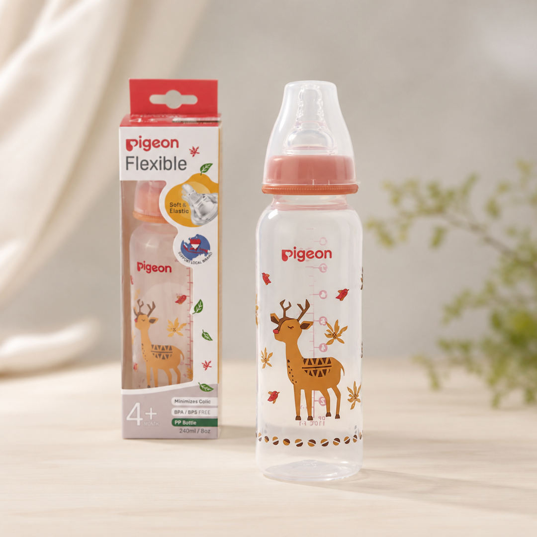 Pigeon Ergonomic Baby Bottle – 4+ Months Secondary image