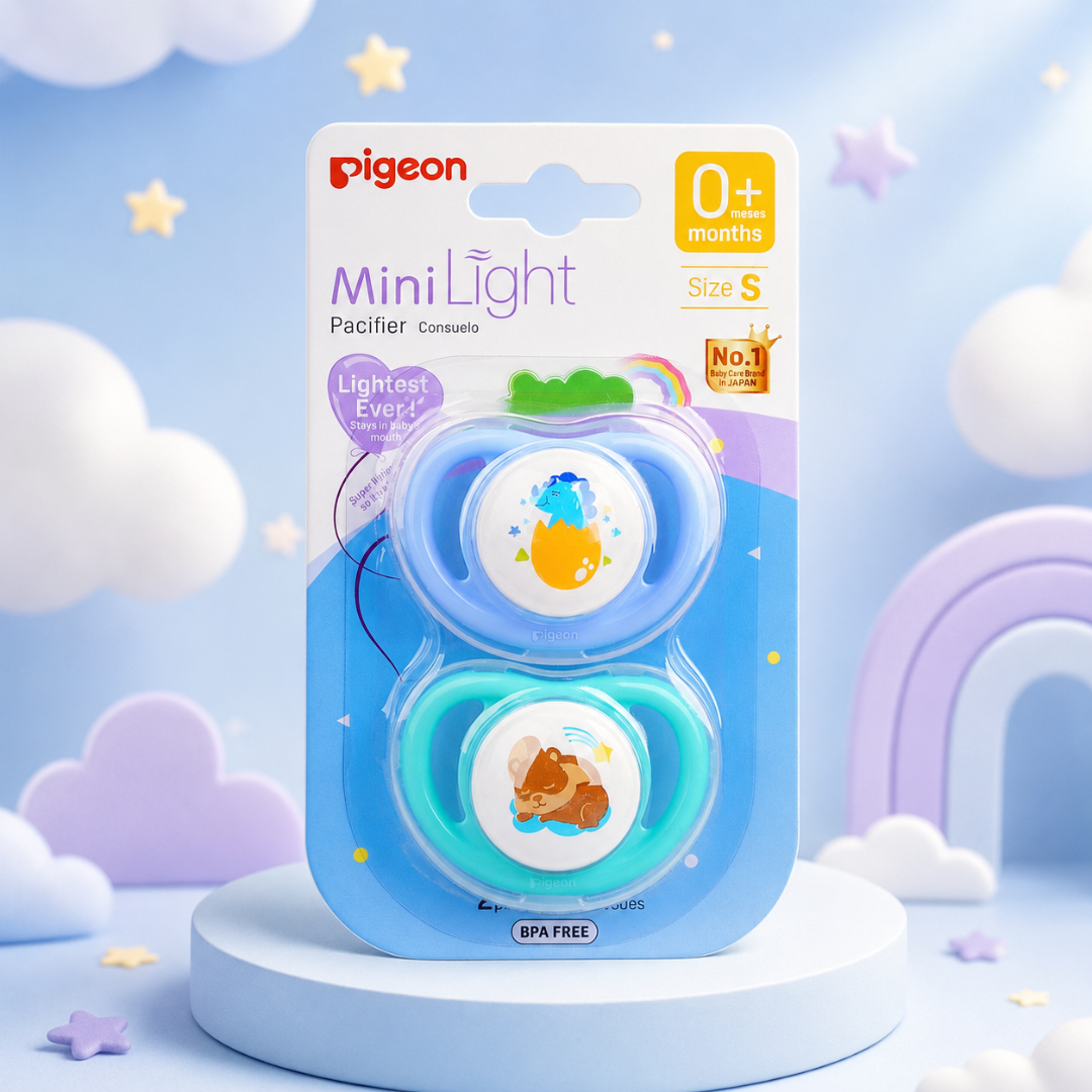 Pigeon MiniLight Silicone Pacifier (2-Pack) – Size S (0+ Months) Main image