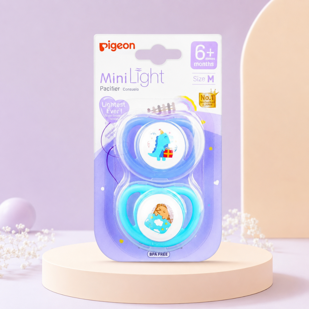 Pigeon MiniLight Silicone Pacifier (2-Pack) – Size M (6+ Months) Secondary image