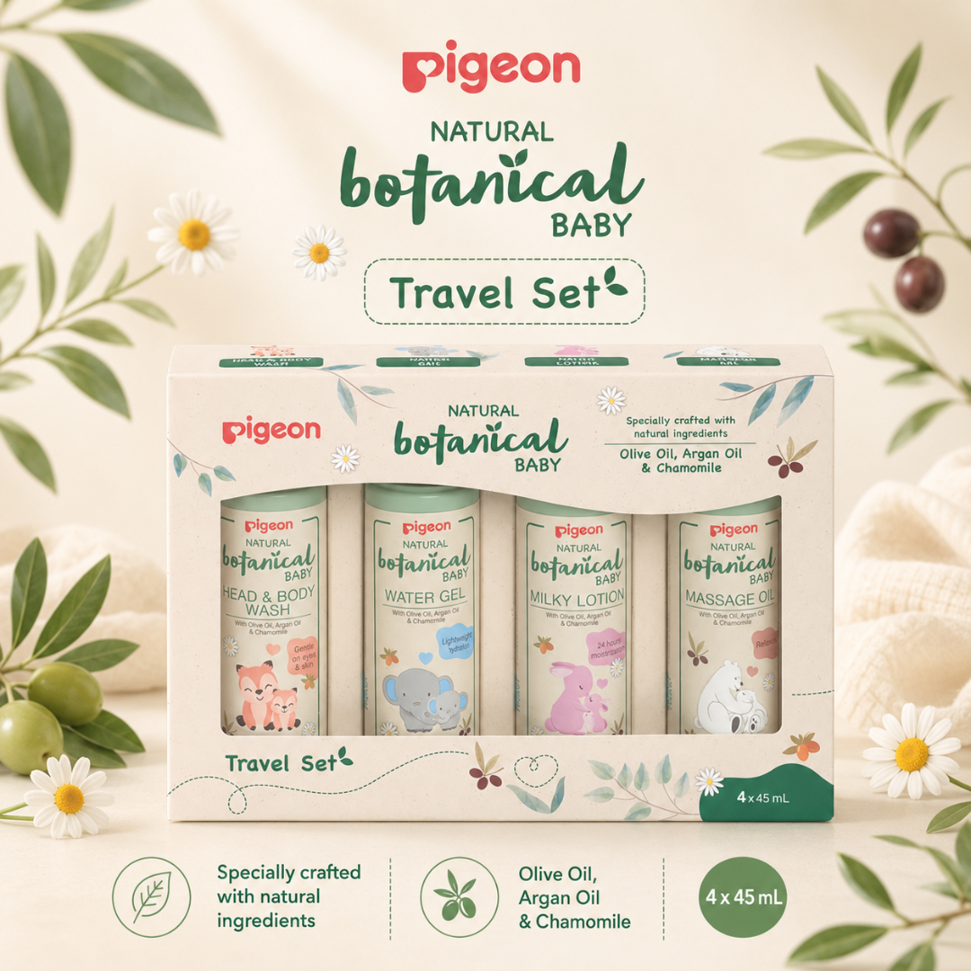 Pigeon Natural Botanical Baby Travel Set Main image
