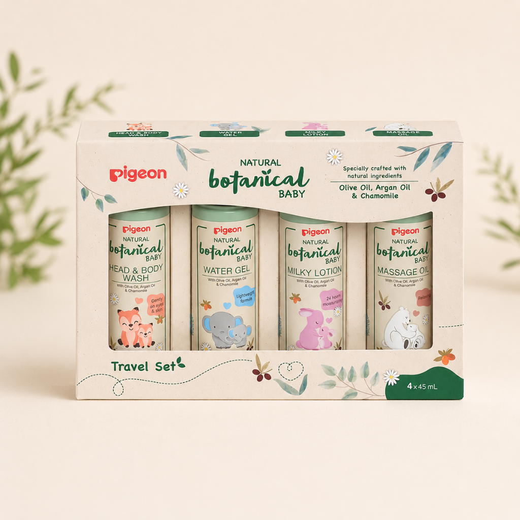 Pigeon Natural Botanical Baby Travel Set