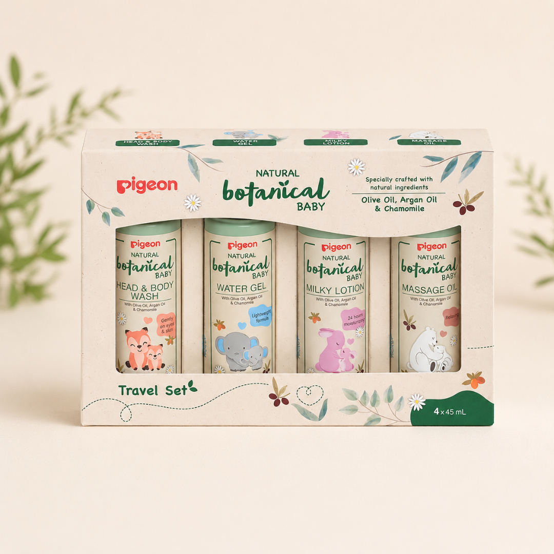 Pigeon Natural Botanical Baby Travel Set