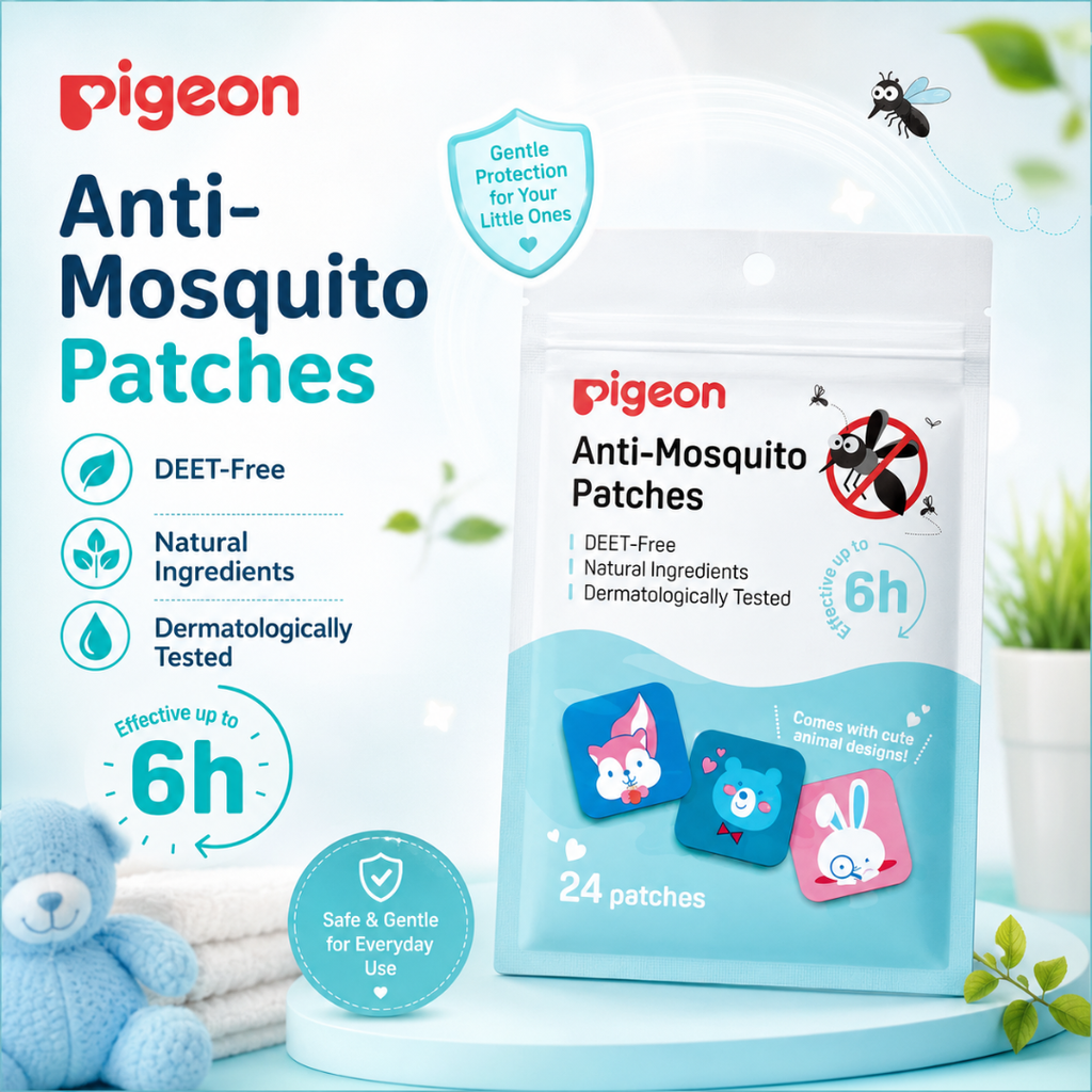 Pigeon Deet-free Baby Mosquito Repellent Patches (24 Patches)