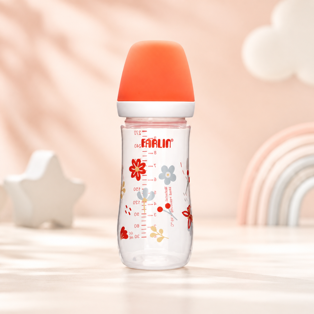 Farlin Wide Neck Feeding Bottle 3 Month + 270ml Main image
