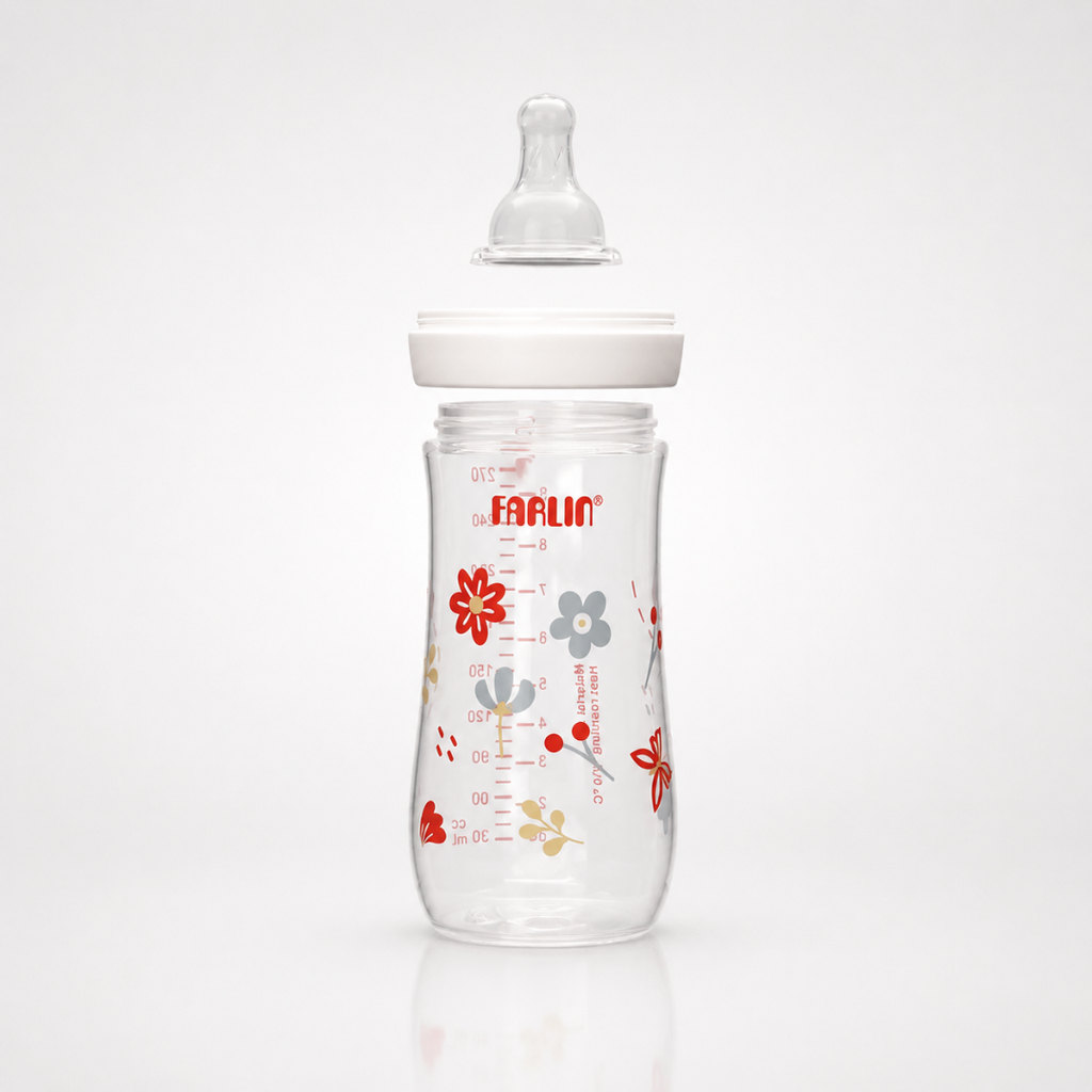Farlin Wide Neck Feeding Bottle 3 Month + 270ml