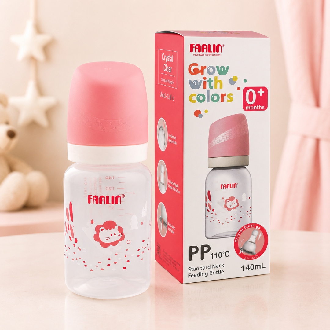 Farlin Standard Neck Feeding Bottle 0 Months+ 140ml