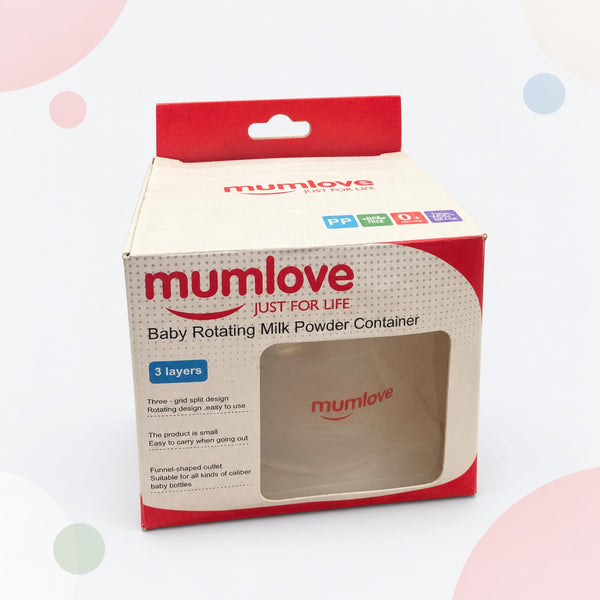 Mumlove Baby Rotating Milk Powder Container 3-Layers