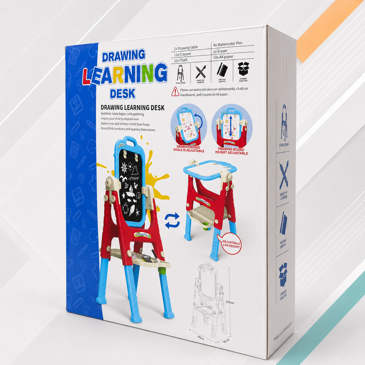 5-in-1 Kids Drawing & Learning Desk Set Main image