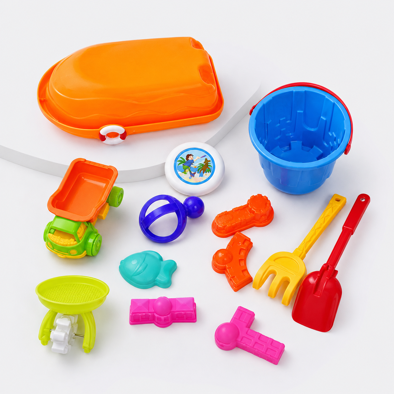 Beach Adventure Sand Play Set with Boat & Truck Secondary image