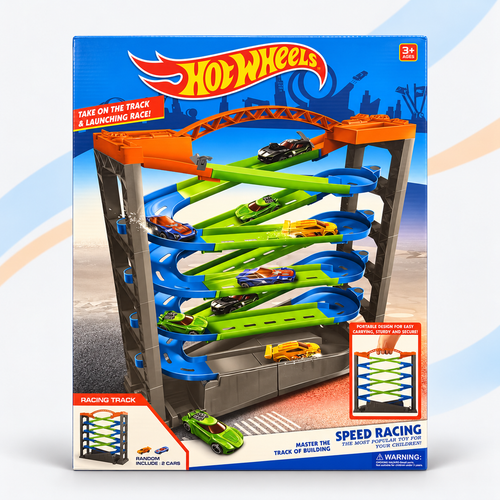 Hot Wheels Speed Racing Spiral Track Set