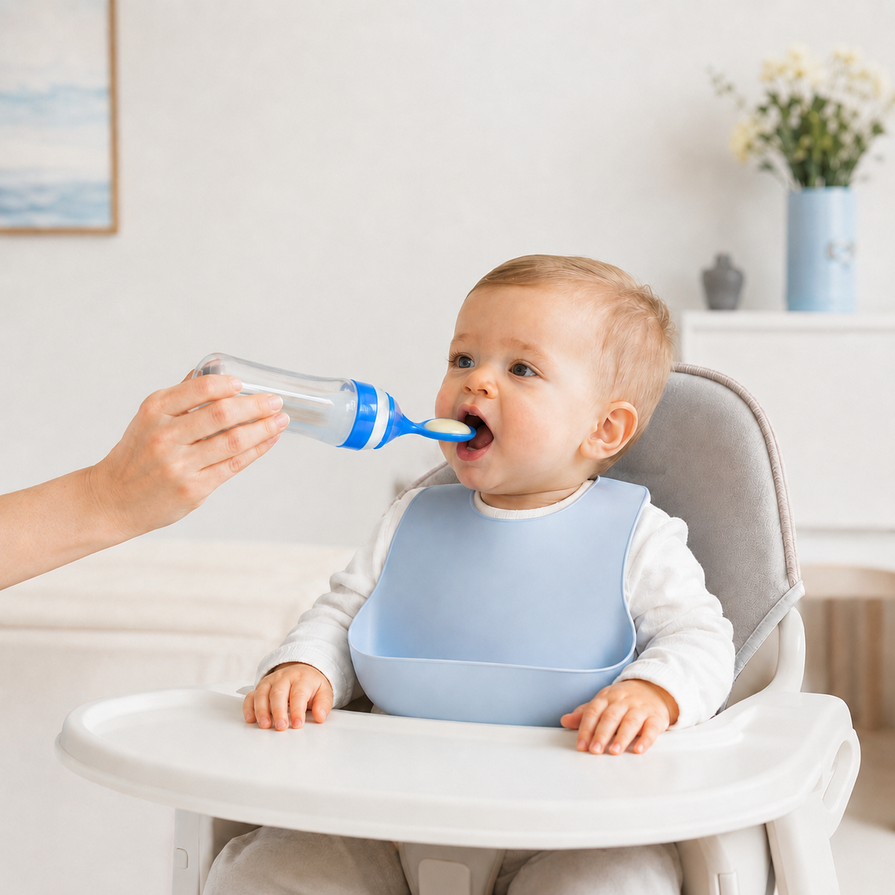 Baby Food Squeeze Spoon Feeder – Pink Secondary image