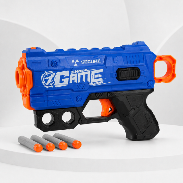 Hero Sniper Soft Bullet Blaster Gun – 6 Dart Shooting Game Set