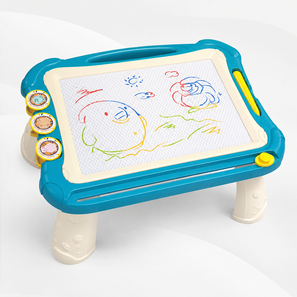 Portable Kids Magnetic Drawing Board Table