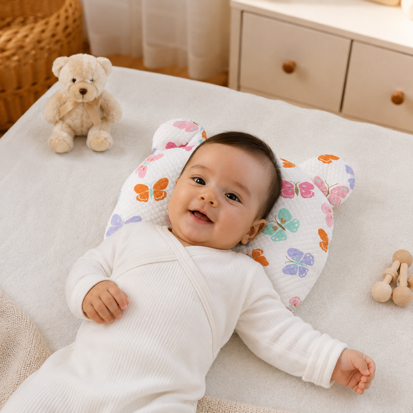 Cute Baby Character Head Support Pillow