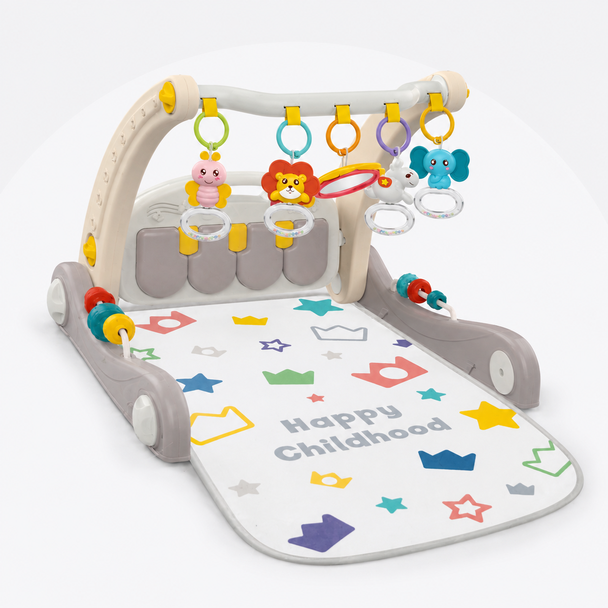 2-in-1 Baby Piano Rack & Walker Activity Gym Secondary image