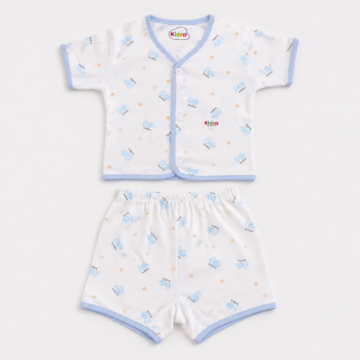 2-Piece Unisex Infant Baby Shirt & Shorts Set – Little Print