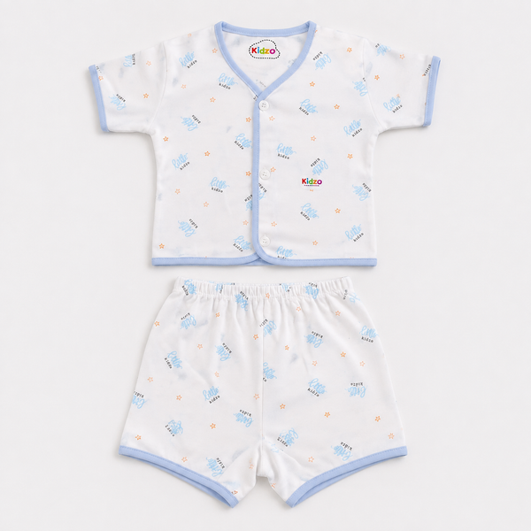 2-Piece Unisex Infant Baby Shirt & Shorts Set – Little Print