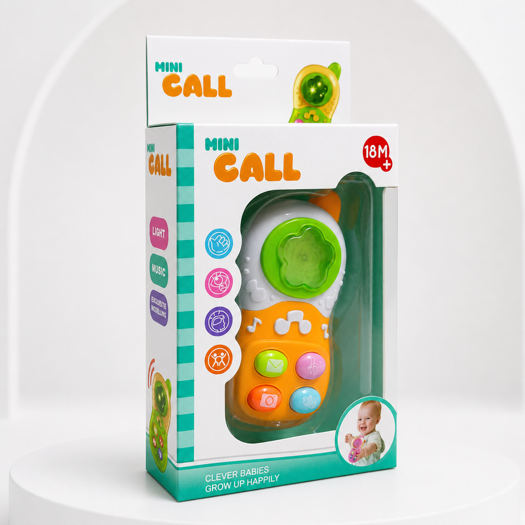Kids Musical Mobile Phone Toy with Lights & Sounds
