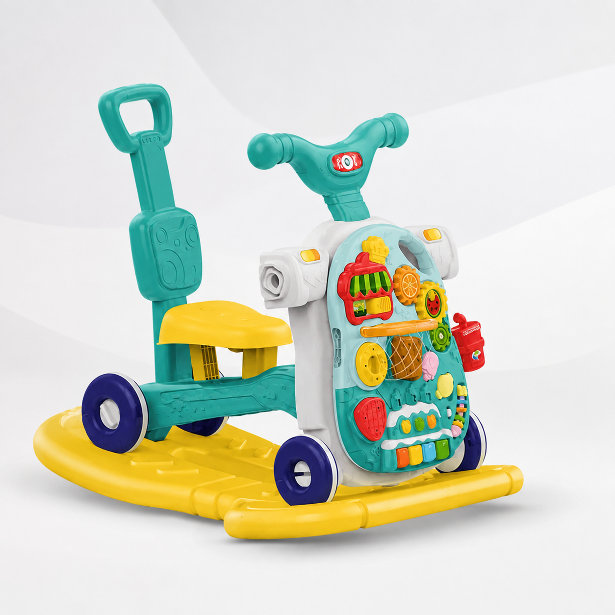 Multifunction Baby Walker & Activity Play Center (Green) Secondary image