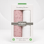 Dusty Pink Polka & White Muslin Baby Swaddle Blanket – 2-Piece