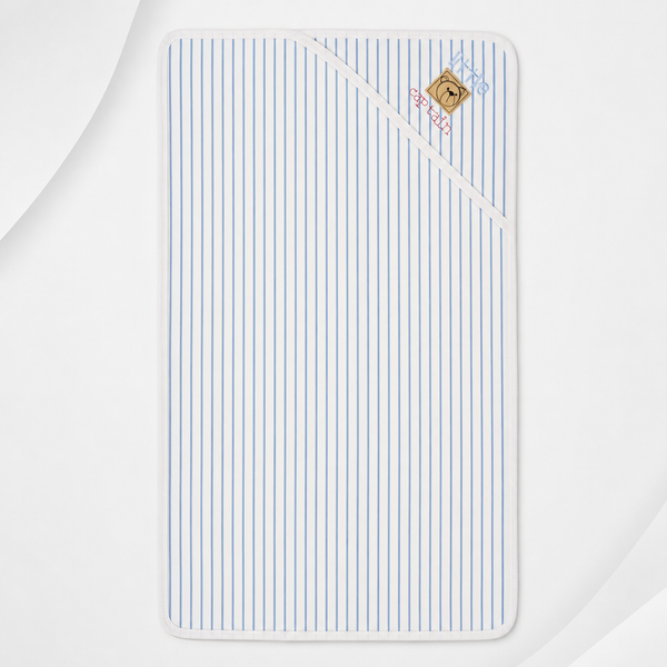 Soft Baby Hooded Wrapping Sheet – Classic Stripe