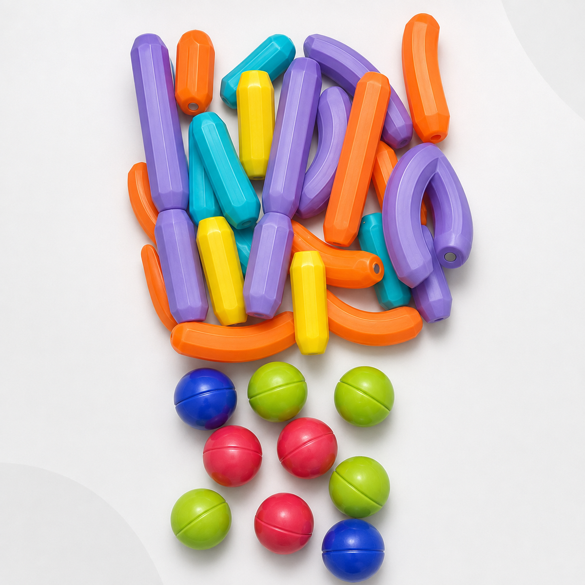 36-Piece Magnetic Sticks STEM Building Set