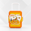 52-Piece Building Blocks Travel Suitcase – Portable Creative Construction Set (Yellow)