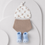 Baby 3-Piece Hat, Bib & Booties Gift Set – Teddy Bear