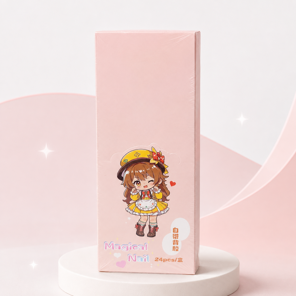 Magical Nail Cute Press-On Nail Art Set for Kids