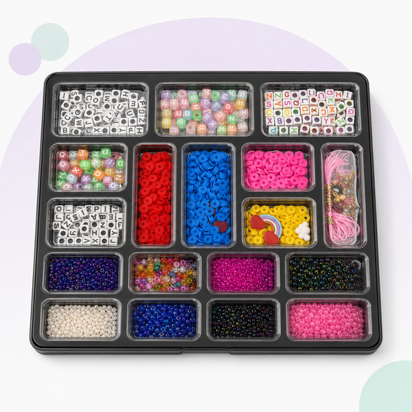 DIY Jewelry Making Beads & Letter Bracelet Craft Kit
