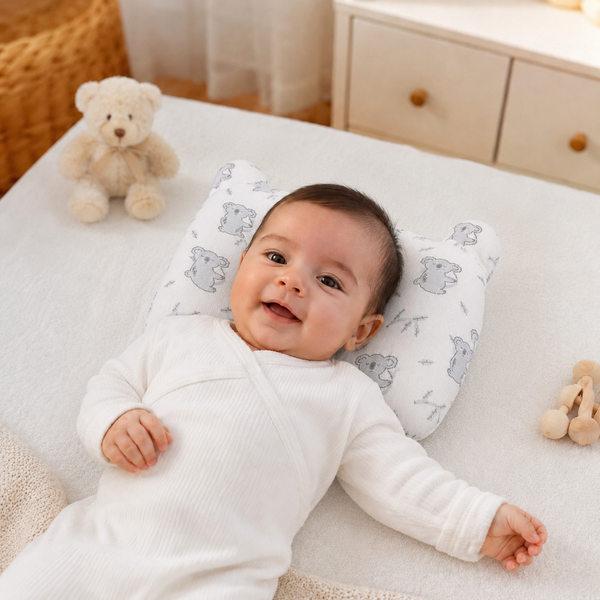 Cute Baby Character Head Support Pillow