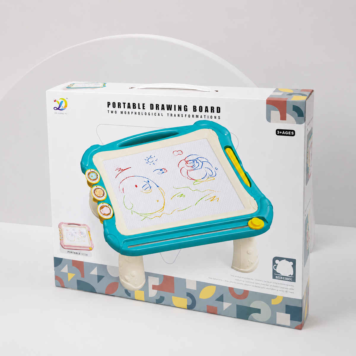 Portable Kids Magnetic Drawing Board Table Main image