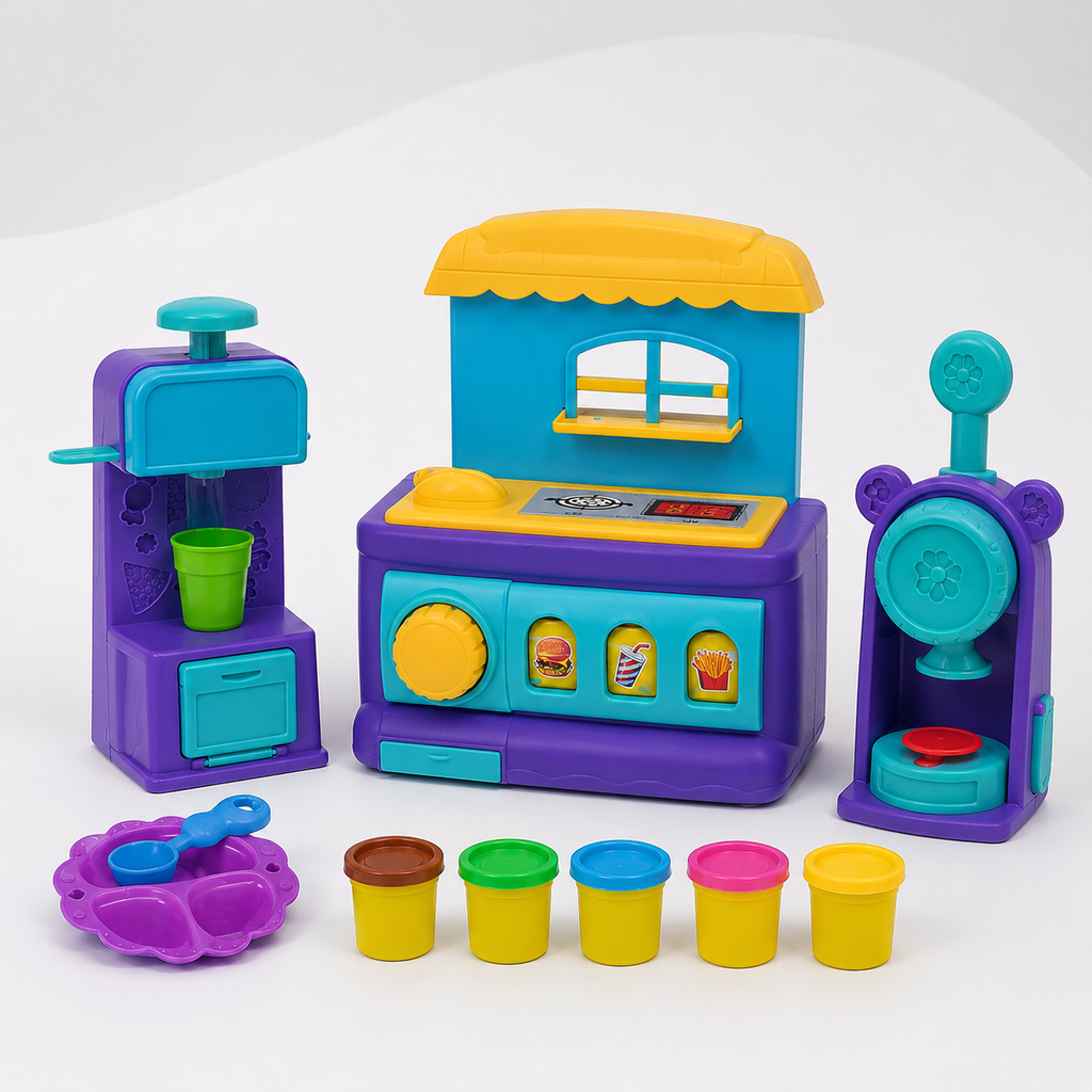 Play-Doy Cute Donut Supermarket Clay Play Set