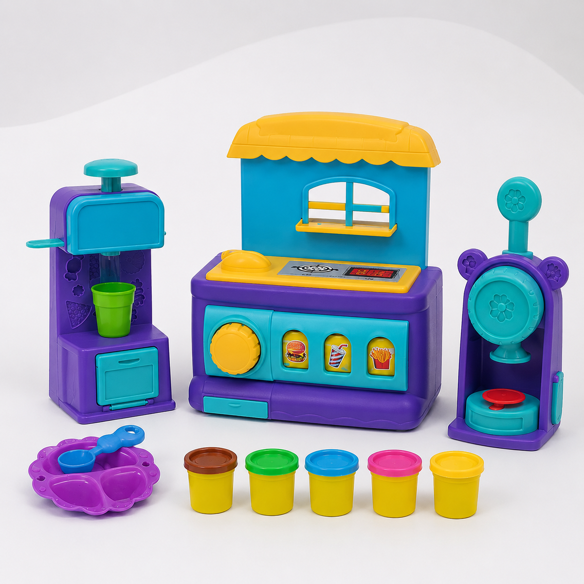 Play-Doy Cute Donut Supermarket Clay Play Set