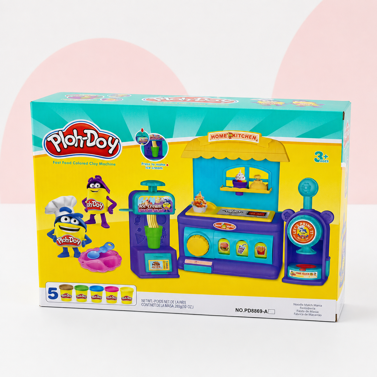 Play-Doy Cute Donut Supermarket Clay Play Set Main image