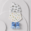 Baby 3-Piece Hat, Bib & Booties Gift Set – Safari Animals