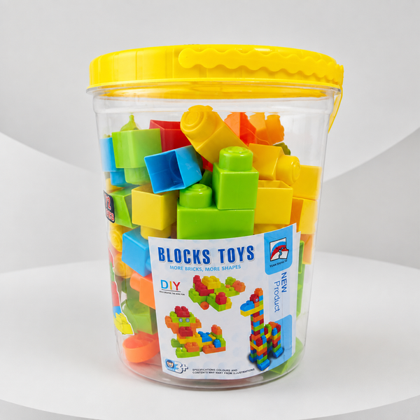 72-Piece Jumbo Building Blocks Set for Kids