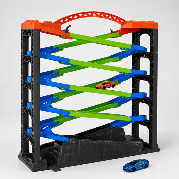 Hot Wheels Speed Racing Spiral Track Set
