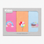 3-Piece Baby Washcloth Set – Pink, Orange & Blue