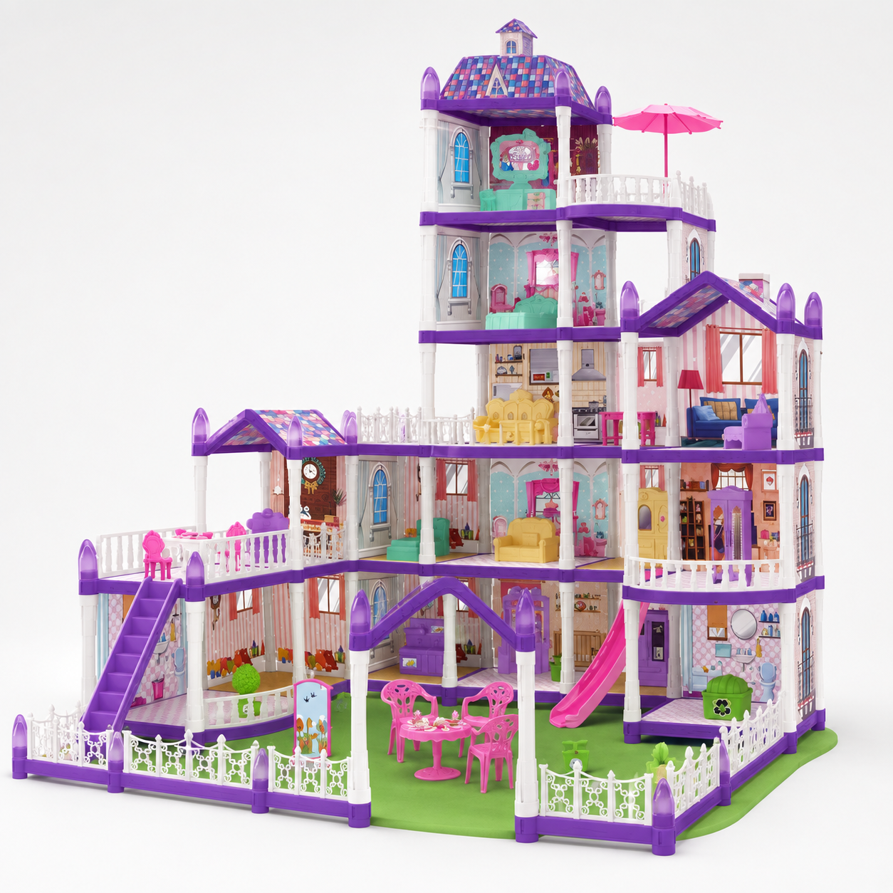Dream Villa Mansion Dollhouse Building Set – 365 Pieces Secondary image