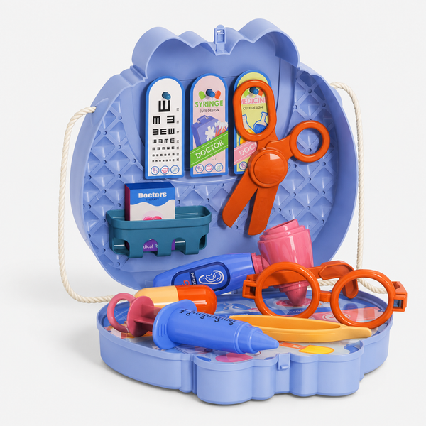 Little Doctor Medical Tool Play Set – 2 in 1 (Blue)