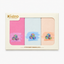 3-Piece Baby Washcloth Set – Pink, Blue & Peach