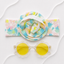 Baby Girl Headband & Sunglasses Gift Set – Rainbow Pastel
