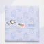 Soft Baby Changing Sheet – Large Size (53 × 71 cm) – Blue Bubble Print